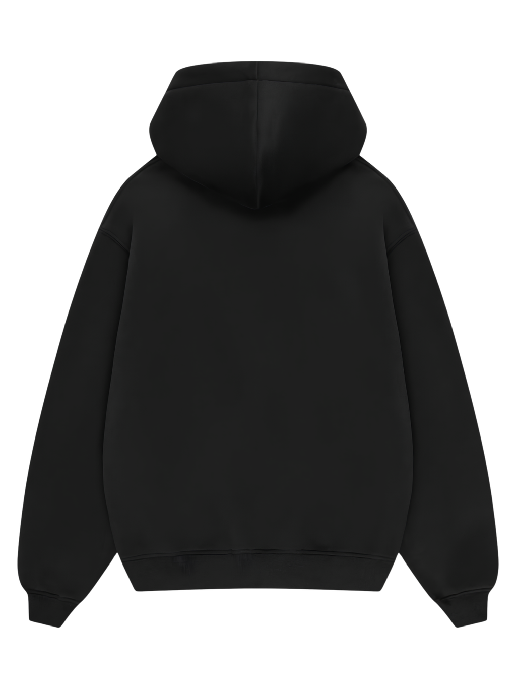 Onyx Boxy Fit Hoodie Black
