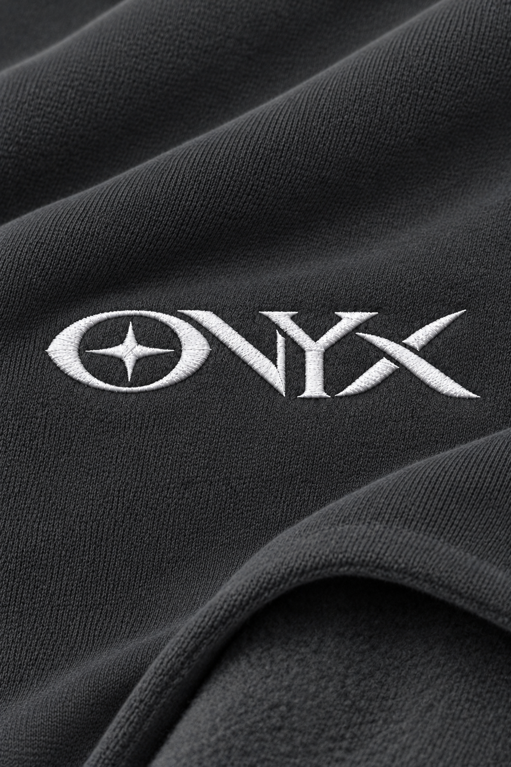 Onyx Boxy Fit Hoodie Charcoal Gray