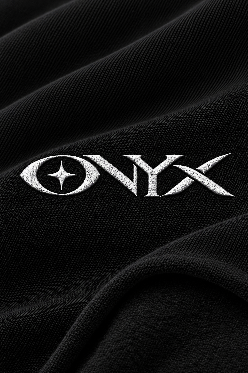 Onyx Boxy Fit Hoodie Black