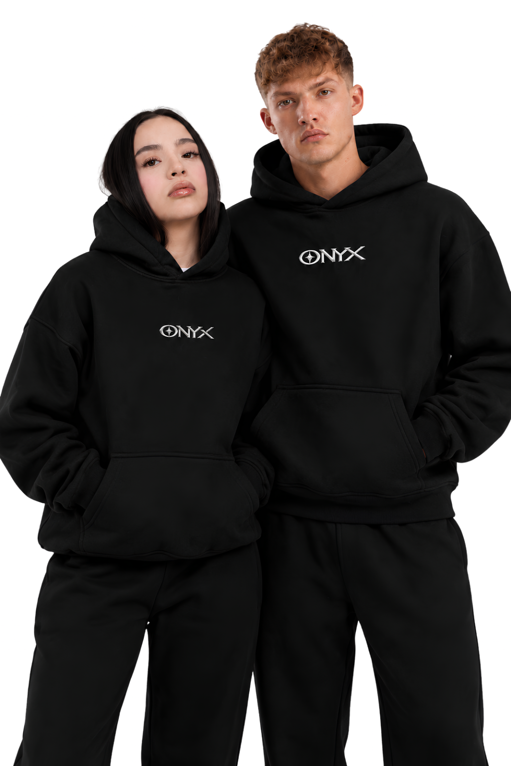 Onyx Boxy Fit Hoodie Black