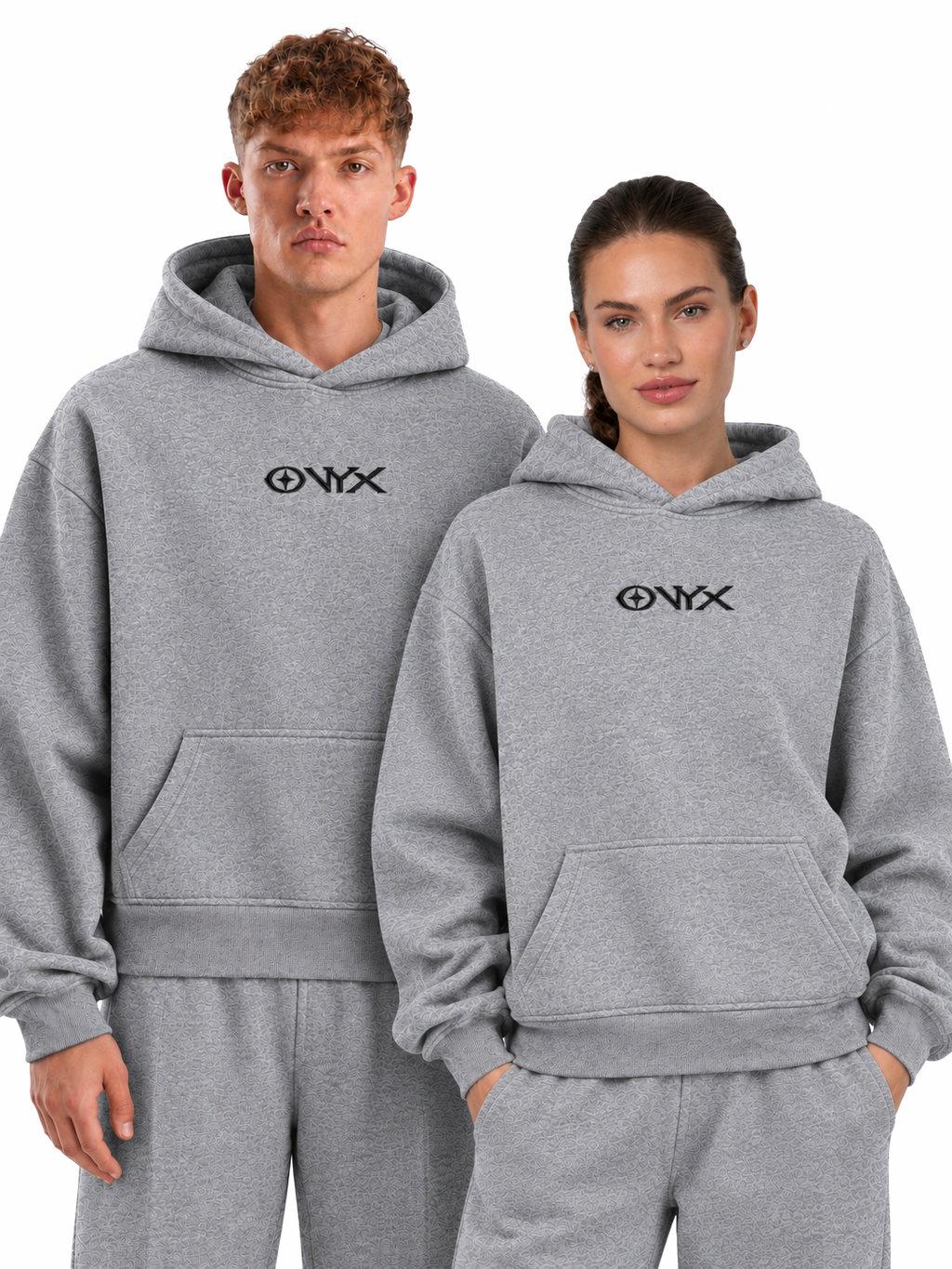 Onyx Boxy Fit Hoodie Heather Gray