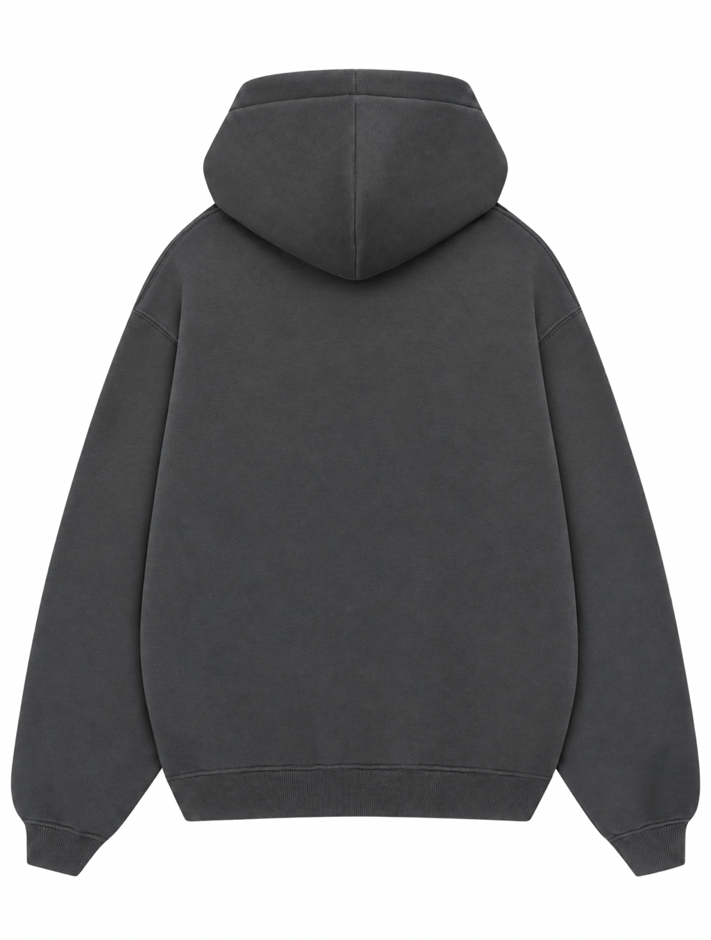 Onyx Boxy Fit Hoodie Charcoal Gray