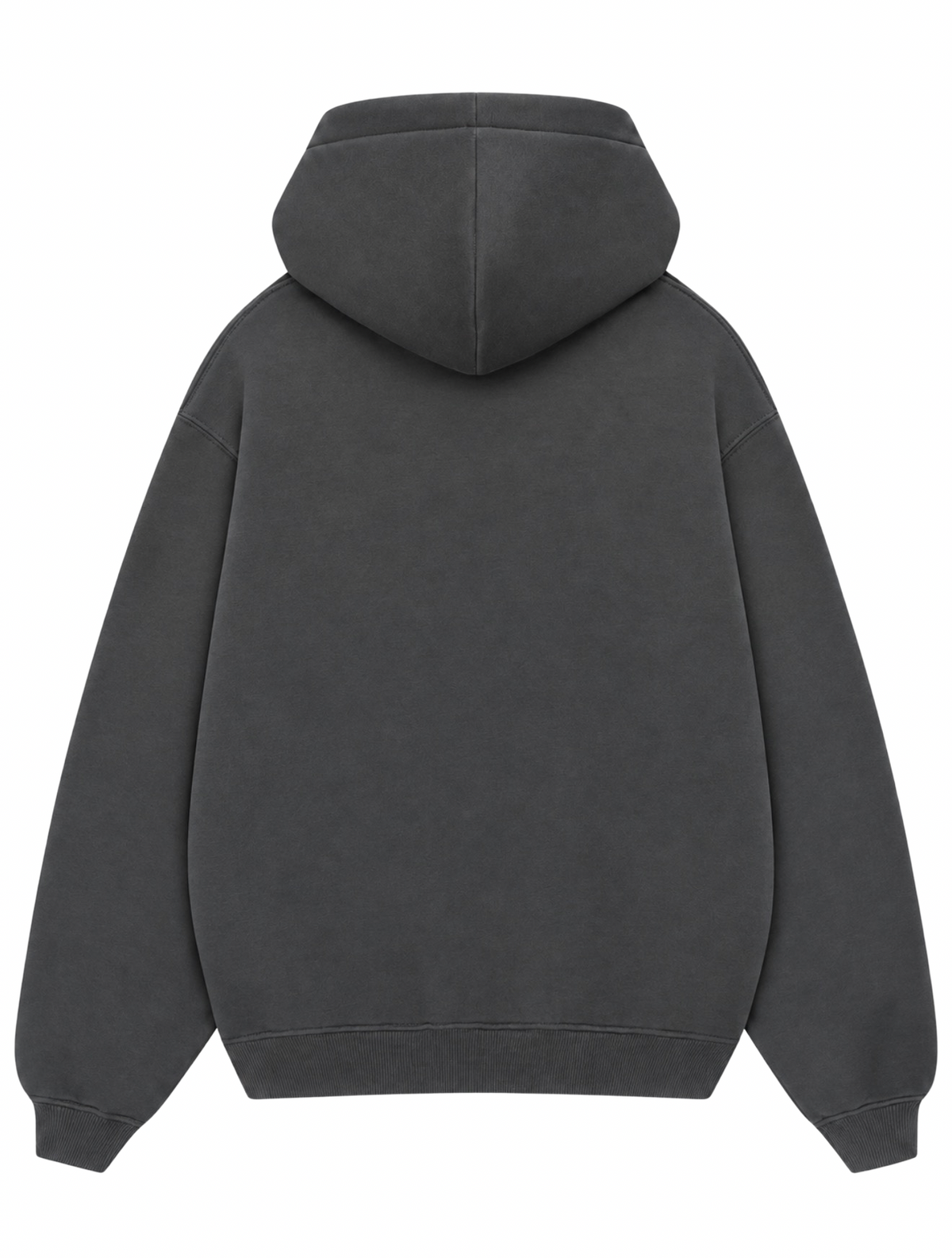Onyx Boxy Fit Hoodie Charcoal Gray